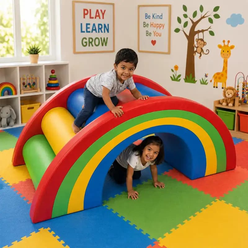 Adventure Climber & Slide Unit. All-weather indoor/outdoor slide set built for gross motor development.